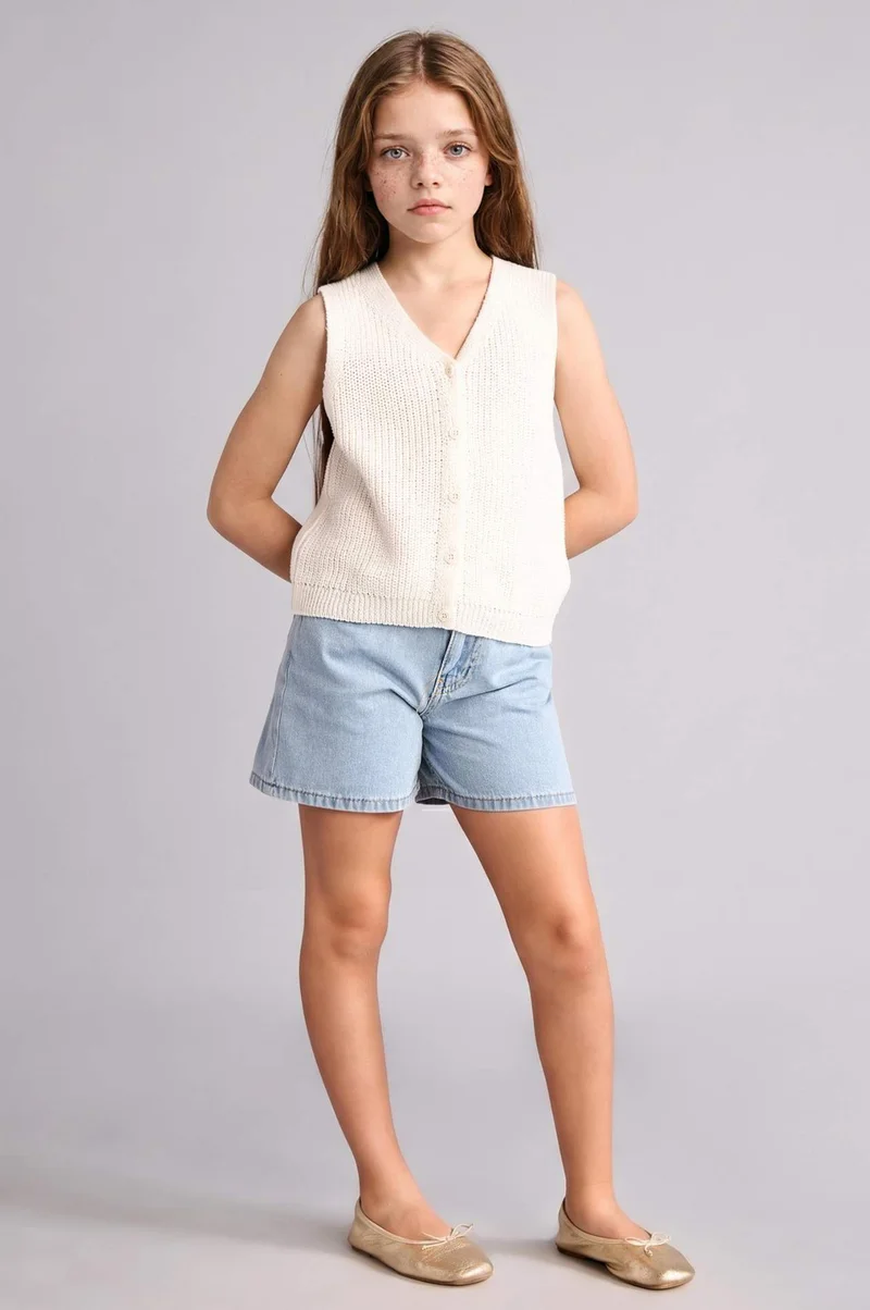 ديفاكتو Girl Denim Shorts