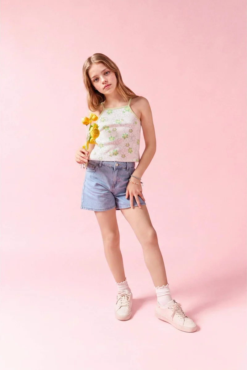 ديفاكتو Girl Denim Shorts