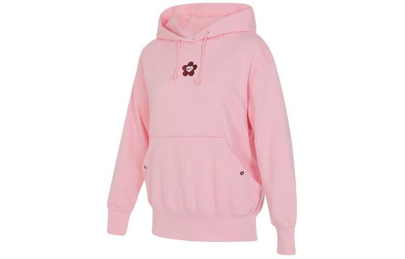 Nike (WMNS) Nike AS NSW VDAY FLC Hoodie GCEL 'Pink' - Image 2