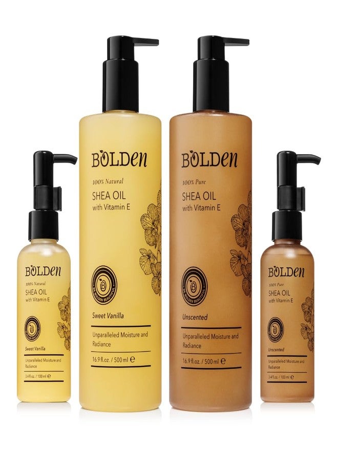 BOLDEN SHEA OIL with Vitamin E | 100% Natural | Unparalleled Moisture & Radiance for Skin & Hair | UNSCENTED | 16.9 Fl Oz - Image 5
