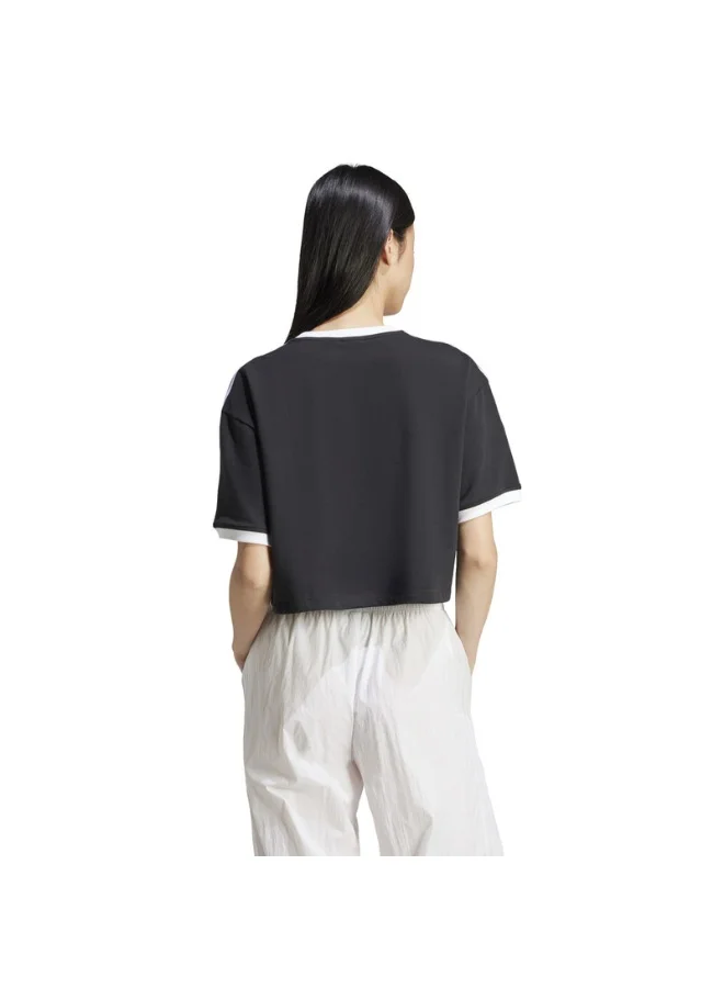 Adidas adidas 3S LOOSE CROP T Black Originals Women T-SHIRTS
