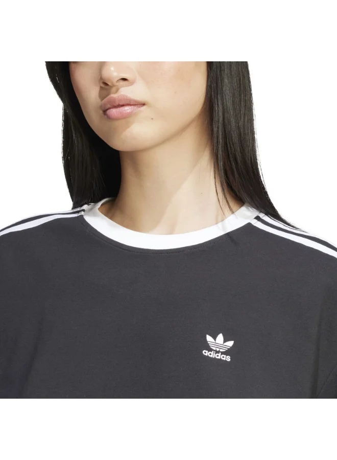 Adidas adidas 3S LOOSE CROP T Black Originals Women T-SHIRTS