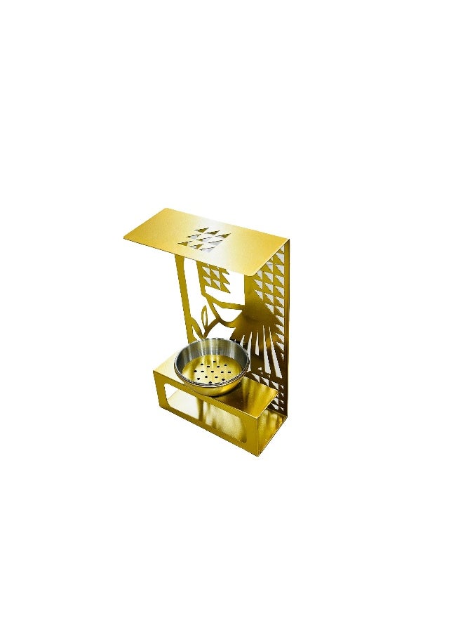 SIDDIQ Metal Square Burner Gold 