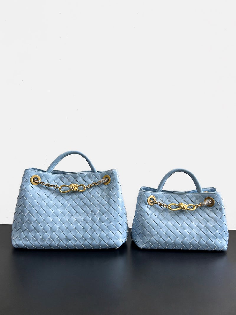 2024 Style Woven Bow Large Capacity Genuine Leather Backpack Women'S Bag Single Shoulder Crossbody Handbag - Image 1