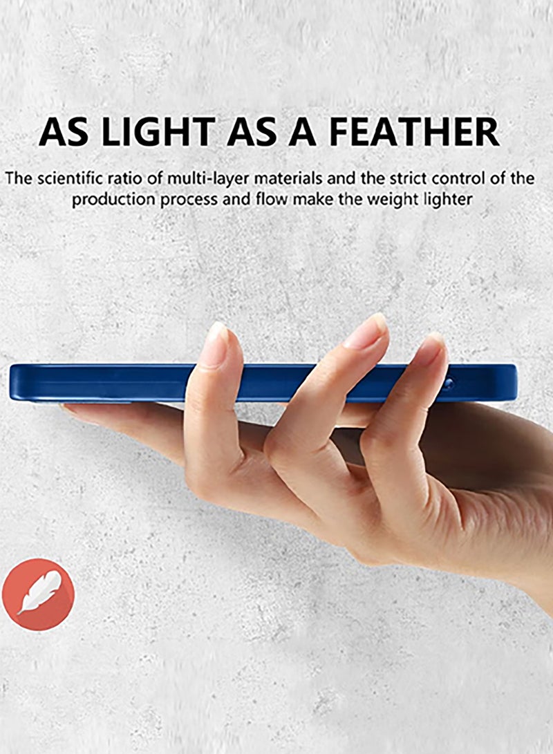 Realme 14 5G Hand Grip Case Cover - Magnetic Hand Grip Holder & Kickstand - Strong Grip for Magnetic Car Holder, Stylish Silicone Case & Functional, Ultimate Convenience & Hands-Free Viewing - Navy Blue - Image 3