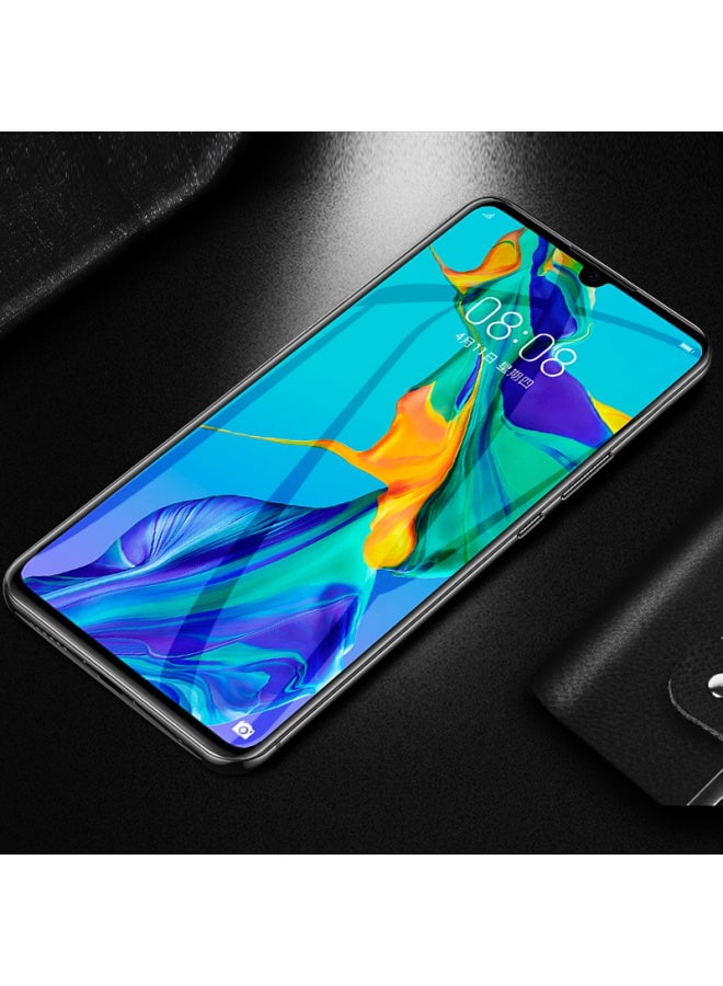 Hotfire Full Screen Tempered Glass Screen Protector For Huawei P30, Full Screen Protective Film For Huawei P30, Non-Water-Cooled Full Glass Film, Black - Image 3