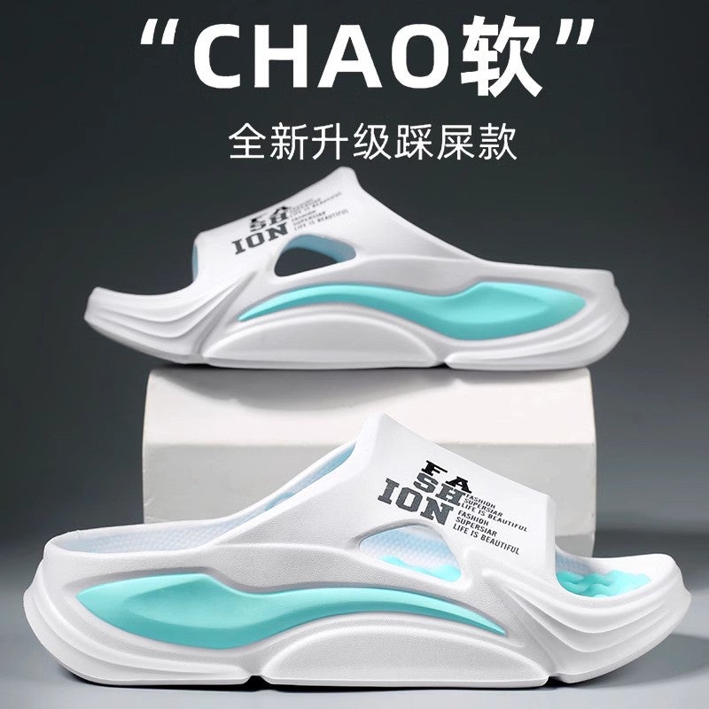 Slippers For Men Summer Outer Wear Sports And Leisure Slippers Non-Slip Beach Sandals - Image 4