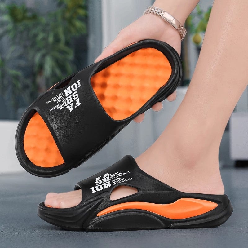 Slippers For Men Summer Outer Wear Sports And Leisure Slippers Non-Slip Beach Sandals - Image 3