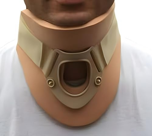 Alpha Medical Universal Philadelphia Cervical Neck Support Collar Adjustable Firm Foam Neck Brace with Tracheostomy Opening WaterResistant Ideal for Injury Recovery Rehabilitation - Image 2