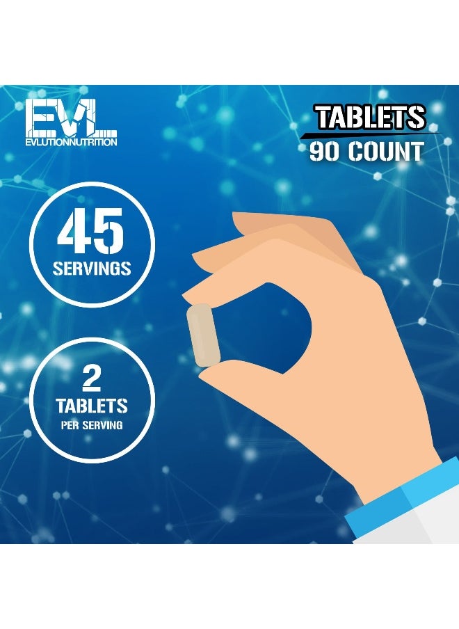 EVLUTION NUTRITION - EVLution Nutrition, VitaTest, Men's Nutrient Complex, 90 Tablets - Image 1