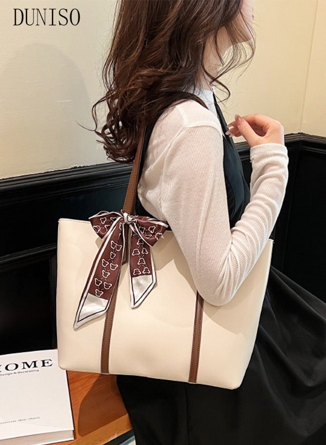 DUNISO Womens Shoulder Tote Bag Faux Leather Handbag for Women Large Capacity Messenger Fashionable Travel Shoulder Bag for Ladies Girls College Students - Image 1