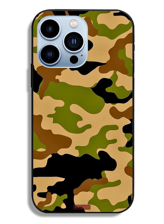 Tolwak Apple iPhone 13 Pro Protective Case Camouflage Abstract Digital Pattern  - Image 2