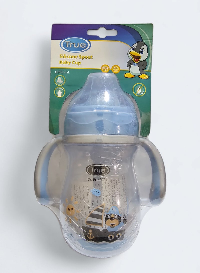 True Silicone Spout baby cup 270ml 6M+