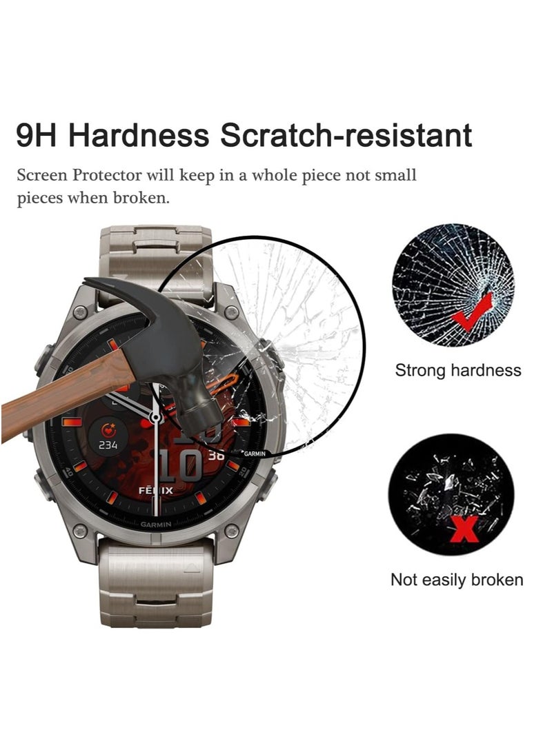 FITME 3pcs - Screen Protector 3D Compatible with Garmin Fenix 8 (47mm)  - Image 3