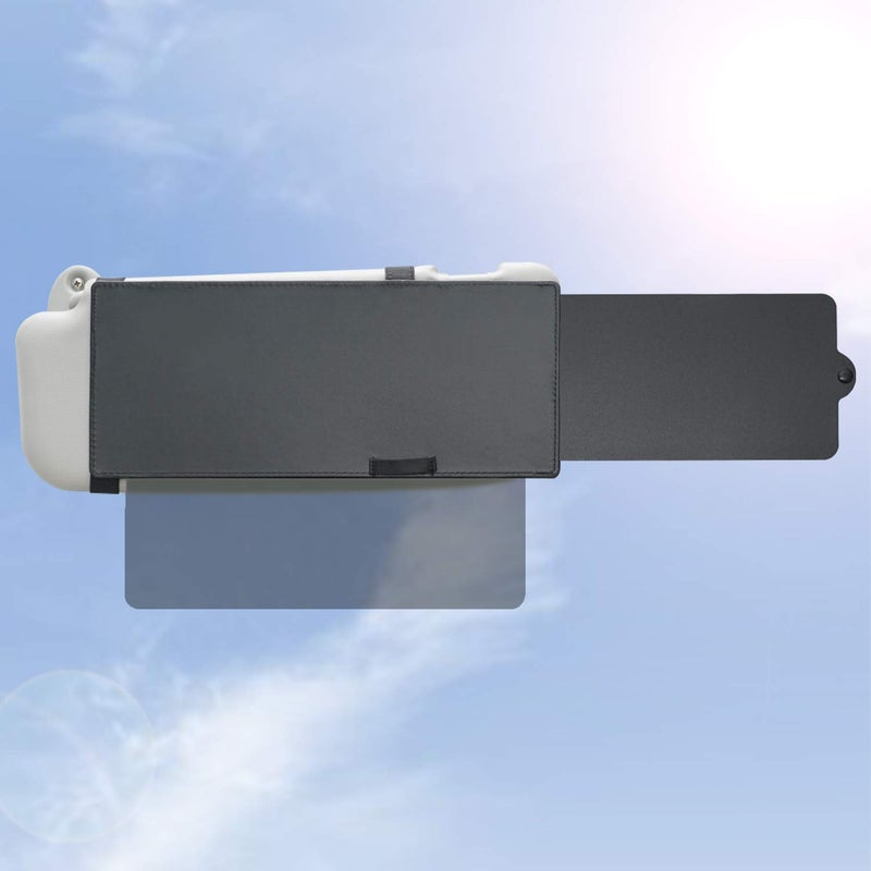 Car Visor Sunshade Extender TFY Car Visor Extender Sunshade with one See Through Piece Downward