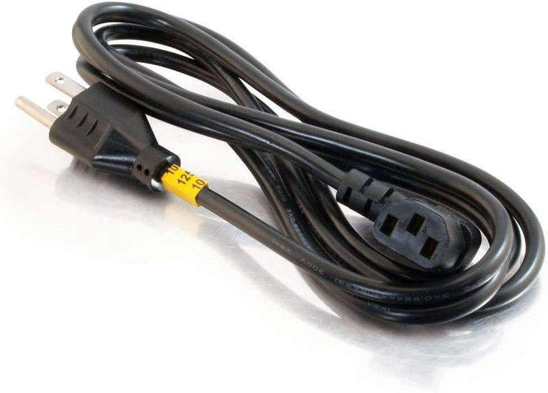 C2G Legrand Universal 90 Degree Right Angle Power Cord - 10 Foot Black, 2 Pack - Image 2