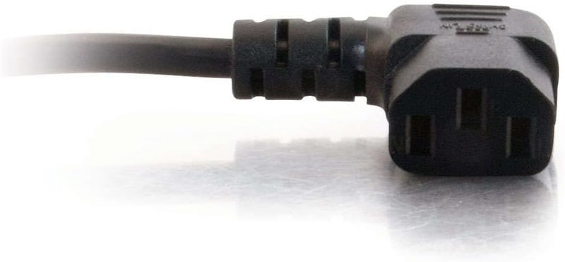 C2G Legrand Universal 90 Degree Right Angle Power Cord - 10 Foot Black, 2 Pack - Image 3