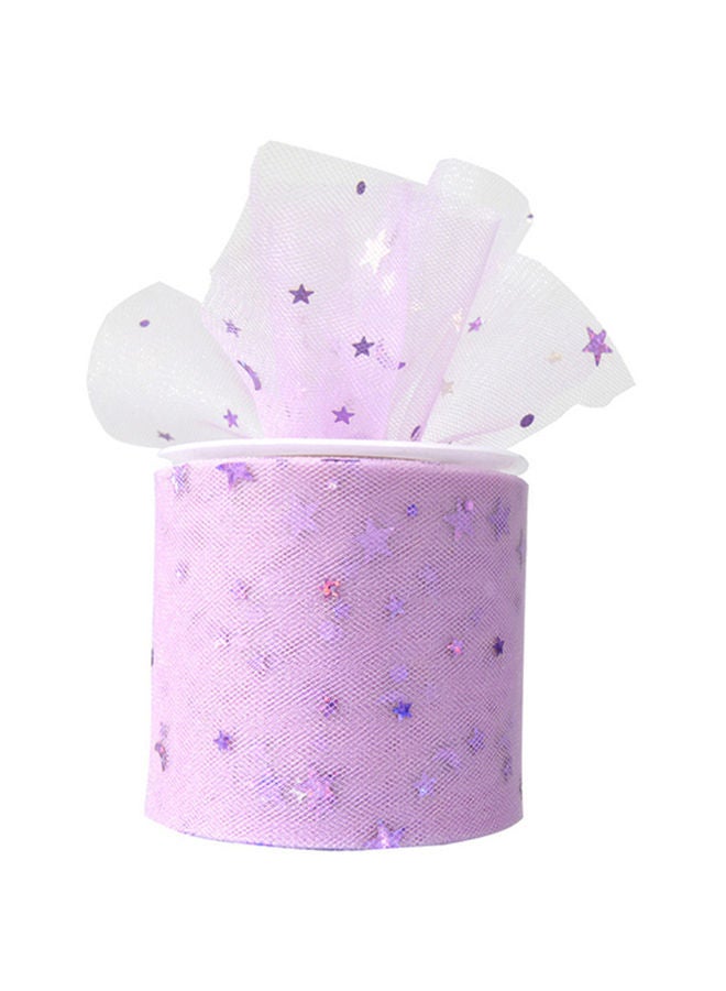 NIBEMINENT Nylon Mesh Fabric Roll Purple - Image 1