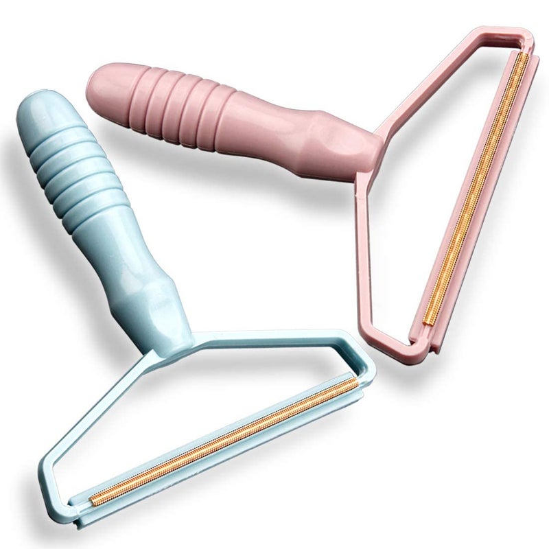 APURK Portable Lint Remover Fur Clothes Fuzz Hairball Quick Shaver for Removing Dust and Hair from Clothing Furniture Couch Carpet Manual Fabric Shaver Sweater Clean Tool Multicolor Pack of 1 - Image 3