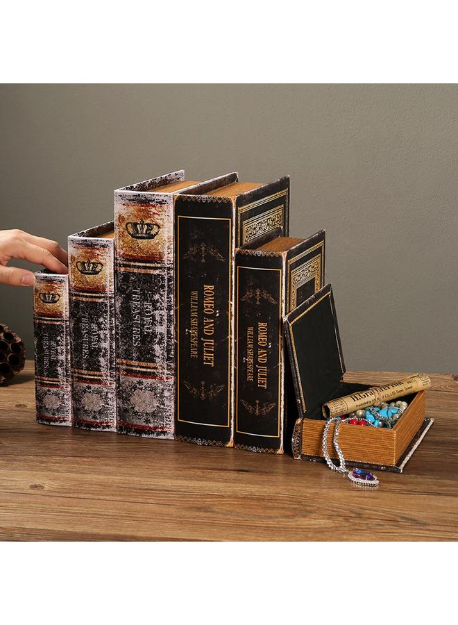 Bluejw European-style Retro Fake Book Decoration Model Room Decorative Book Romeo And Juliet Simulation Book Storage Box - Image 5