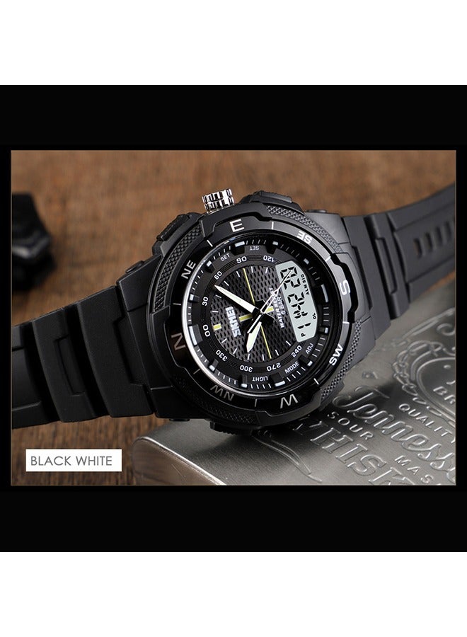 SKMEI SKMEI Dual Display Outdoor Sports Multifunctional Men's Watch Time Beauty 3 Time Waterproof Luminous Pointer Electronic Watch  - Image 2
