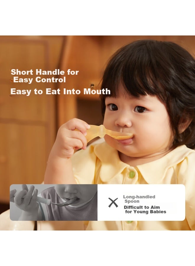 Imperial Pet Royal Pet Baby Feeding Spoon Set For Babies Over 6 Months To Learn Eating Training Fork Spoon Self-Feeding Tableware - Image 3