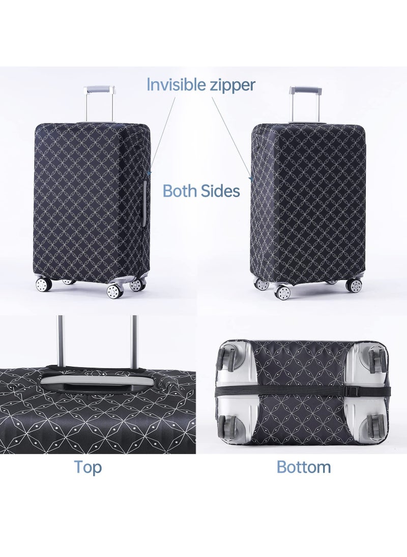SYOSI Washable Luggage Cover for 26-28 Inch Suitcases, Anti-scratch Suitcase Protector, Keep Your Luggage Looking New  - Image 3