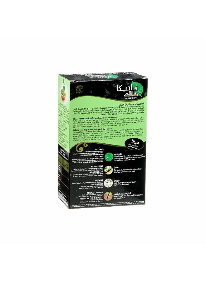 Vatika Henna Hair Colour (Natural Black 1) With Henna & Blackseed 60g - Image 2