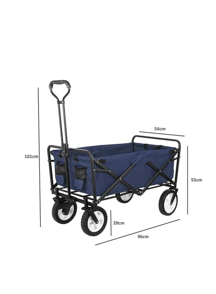 Egardenkart Foldable Utility Wagon Cart Trolley Utility Grocery Wagon for Camping Shopping - Image 5