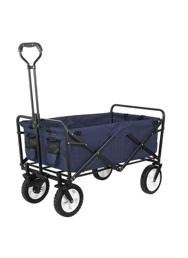 Egardenkart Foldable Utility Wagon Cart Trolley Utility Grocery Wagon for Camping Shopping  - Image 1