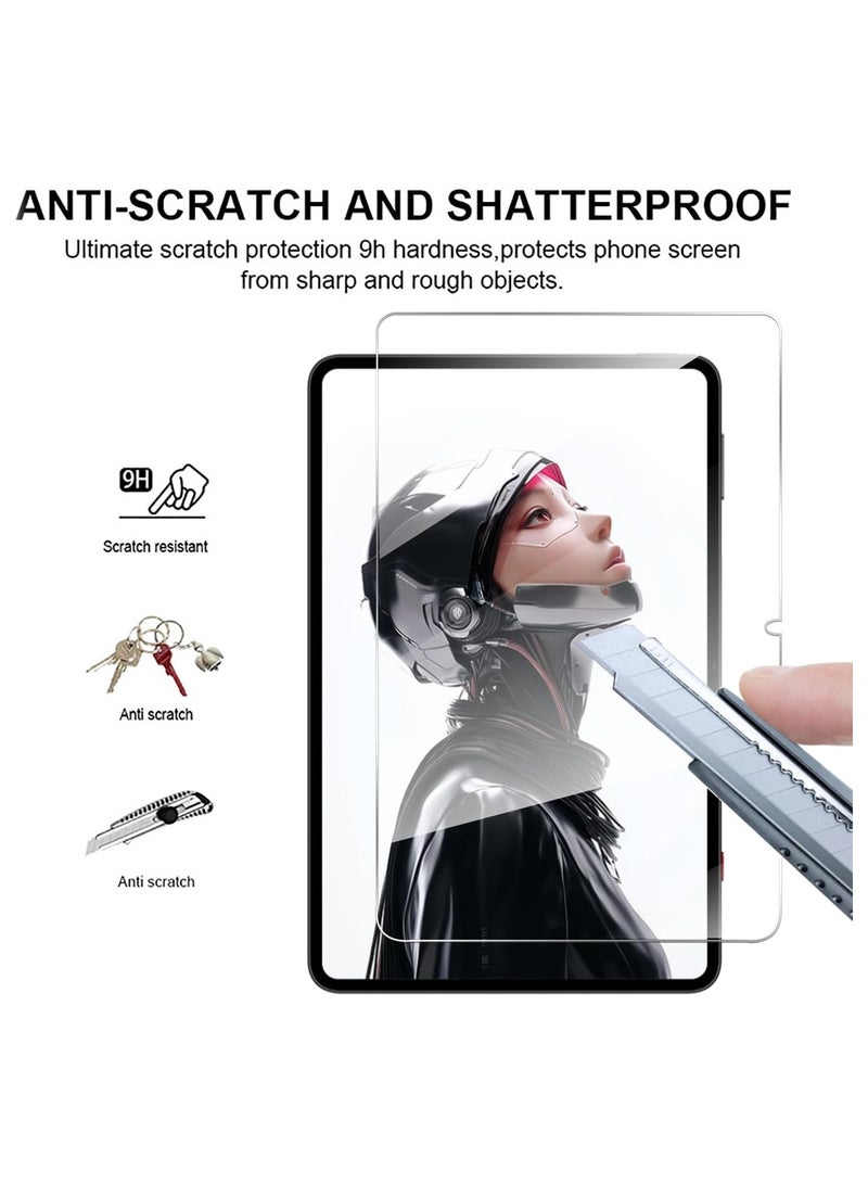 general 【2 Pack】 Screen Protector for Nubia Red Magic Gaming Tablet 3 Pro 9.06 inch 2025 Tempered Glass Film, 9H Hardness Touch Sensitive Anti Fingerprint Anti Scratch and Bubble Free - Image 2