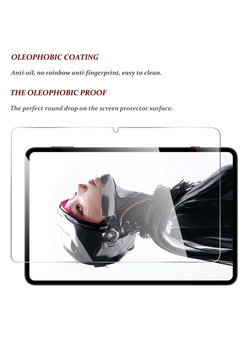 general 【2 Pack】 Screen Protector for Nubia Red Magic Gaming Tablet 3 Pro 9.06 inch 2025 Tempered Glass Film, 9H Hardness Touch Sensitive Anti Fingerprint Anti Scratch and Bubble Free - Image 5