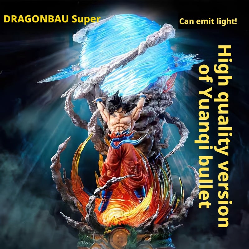 Dragon Ball Z Goku Spirit Bomb PVC Figure Statue Model Collectible - Image 1