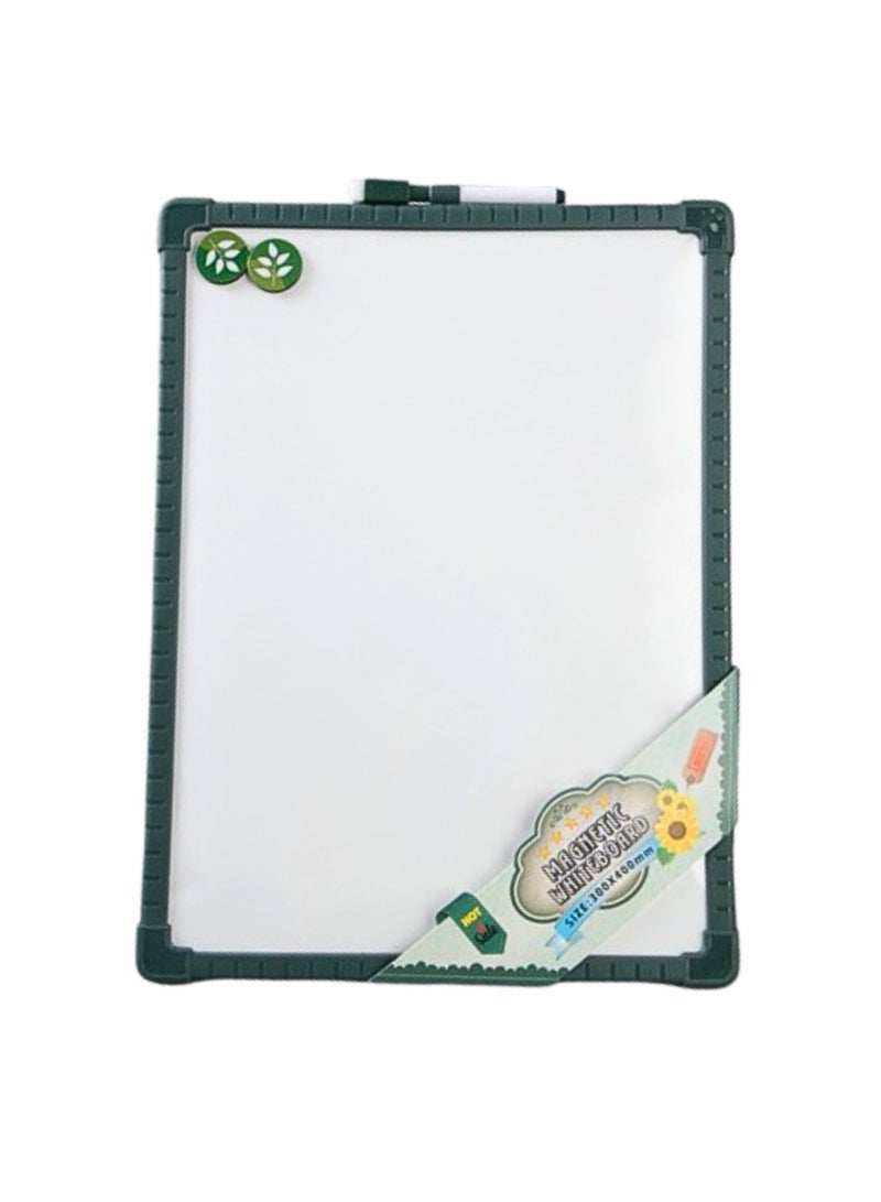 Magnetic Whiteboard Double-Sided 250X350MM Color Framed - Image 1