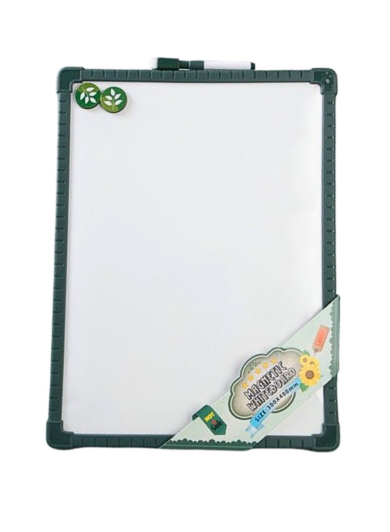 Magnetic Whiteboard Double-Sided 250X350MM Color Framed - Image 2