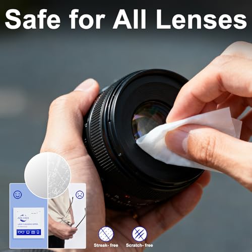 ARCHXX 400 Count Lens Wipes for Eyeglasses, +1 Clip-On Pouch Microfiber Lens Cleaner, Individually Wrapped Pre-Moistened Eye Glasses Cleaner Wipes for Glasses, Sunglasses, Camera Lenses, Streak-Free - Image 3