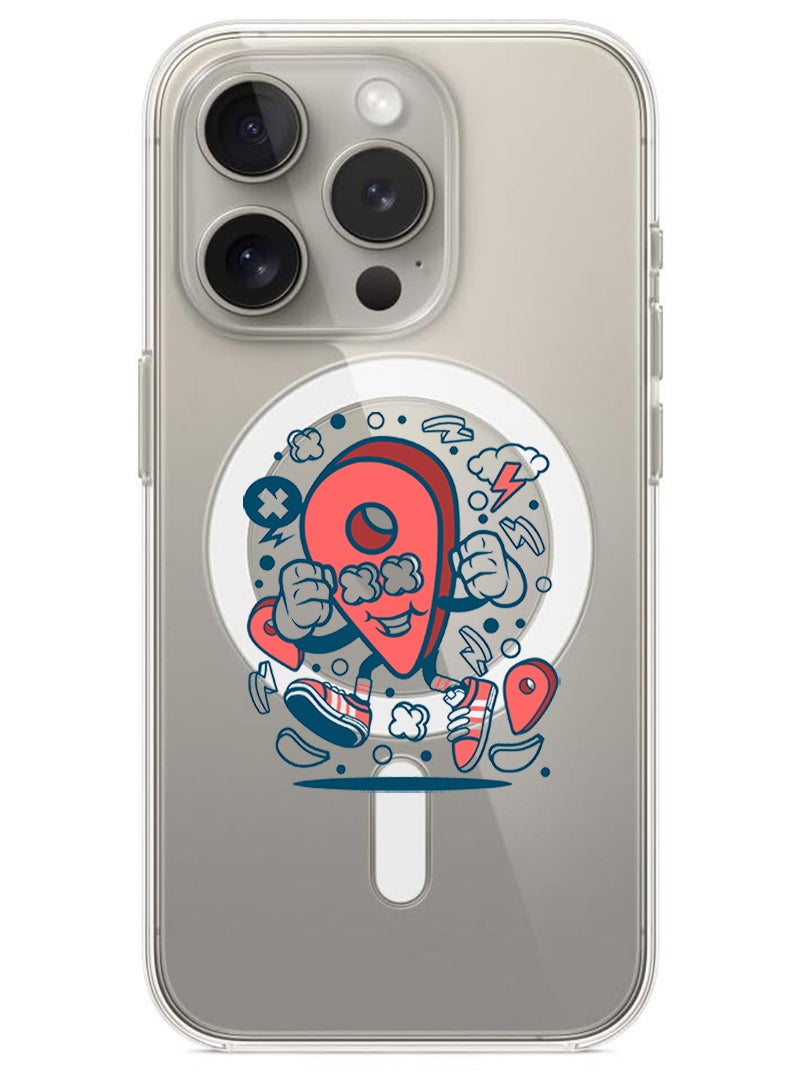 Magnetic Case for iPhone 15 Pro Max 6.7-inch Compatible with MagSafe Wireless Charging, Shockproof Phone Bumper Cover Location copy