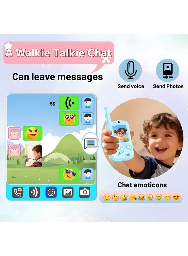 كلوزيلي عبوتان من ألعاب التواصل للأطفال، لعبة فيديو قابلة لإعادة الشحن، جهاز اتصال صوتي بعيد المدى، اتصال فيديو داخلي بزر واحد، دردشة فيديو فورية، جهاز تفاعلي بين الوالدين والطفل، بطارية تدوم طويلاً بسعة 650 مللي أمبير، مناسبة لألعاب العائلة الداخلية والخارجية، ألعاب تفاعلية للأولاد والبنات، هدايا أعياد الميلاد والمناسبات - Image 5