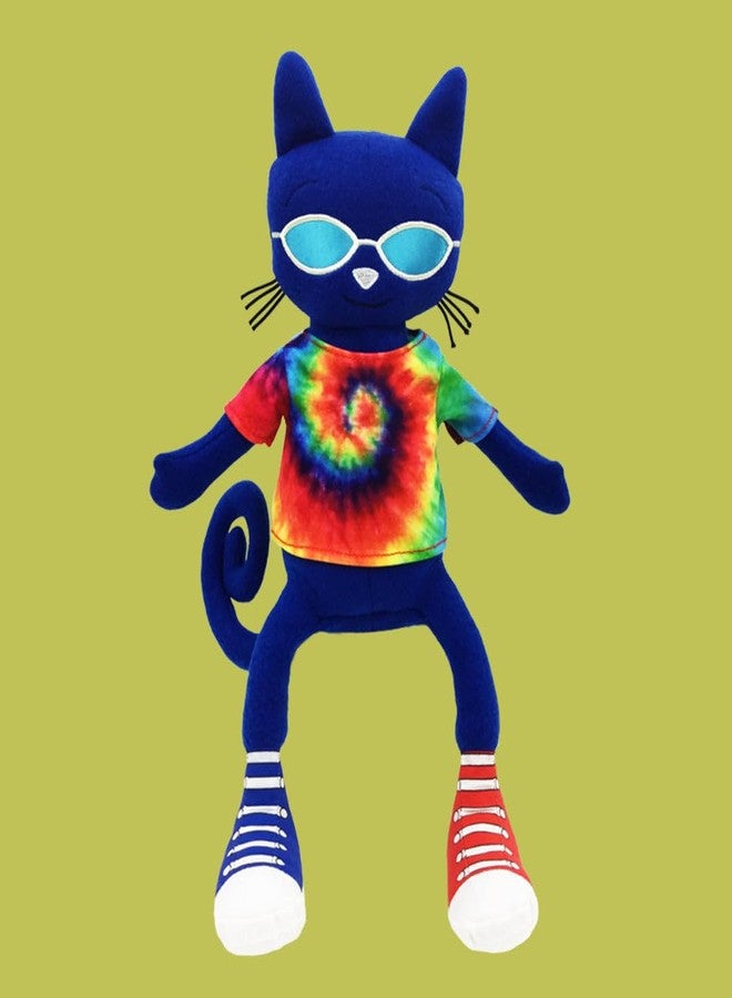 MerryMakers Pete the Cat Gets Groovy PlushToy, 14-Inch, Based on the Book Series by James Dean - Image 1