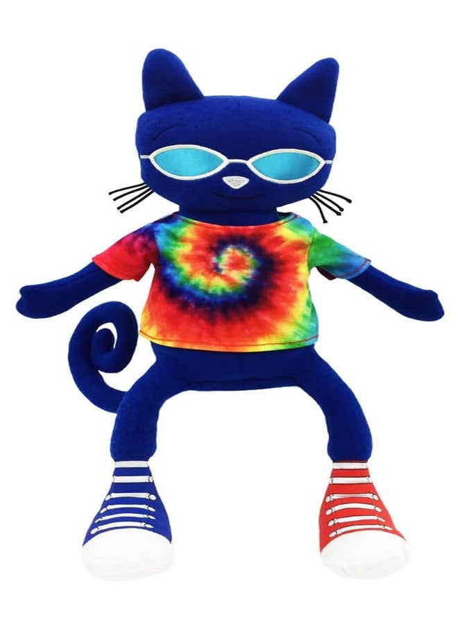 MerryMakers Pete the Cat Gets Groovy PlushToy, 14-Inch, Based on the Book Series by James Dean - Image 2