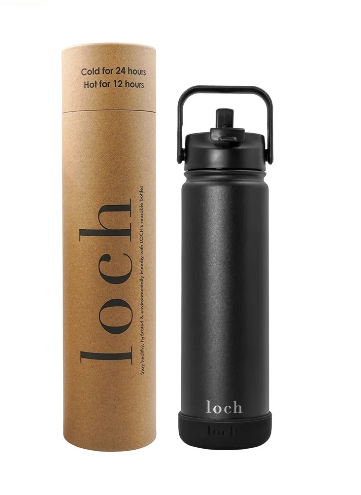 LOCH 650 ml Black Monochrome Bottle