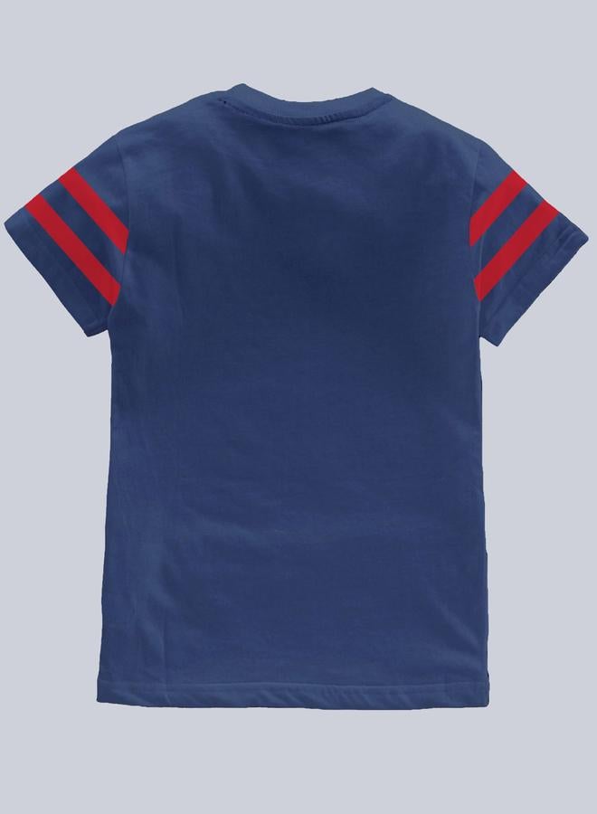 كوديز تيشيرت أطفال بطبعة جرافيك بلون كحلي - Image 2