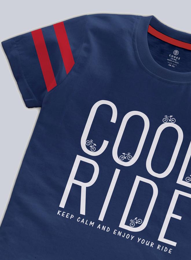 كوديز تيشيرت أطفال بطبعة جرافيك بلون كحلي - Image 3