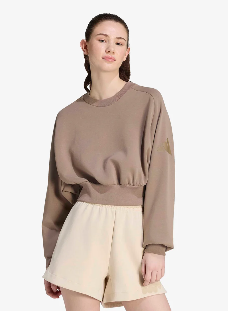 Adidas Soft Lux Loose Sweatshirt