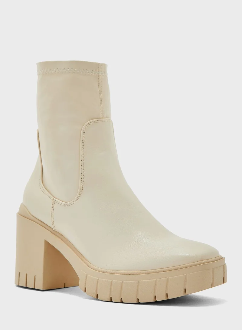 Truffle Platform Ankle Boots