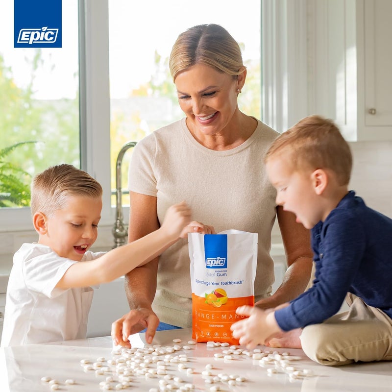 Epic Sugar-Free Xylitol Chewing Gum - Spearmint Flavor - Image 5