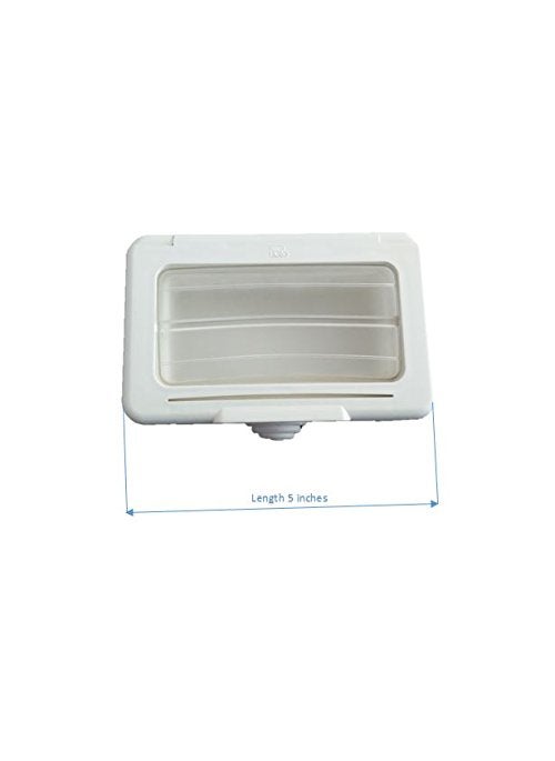 CS cs electric Polyvinyl Chloride Type I 4 Module Waterproof Gang Box with 2 16a Socket White  - Image 2