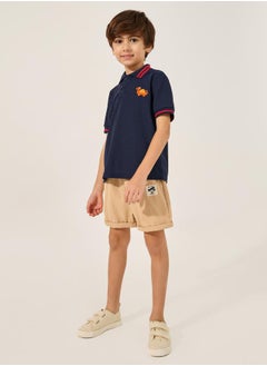 Styli Embroidered Polo T-Shirt and Shorts Set  - Image 2