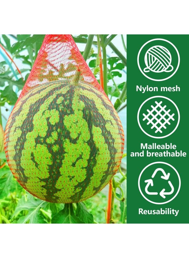 Iceyyyy 50 Pack Watermelon Nets,Hanging Watermelon Support Nets,Reusable Melon Hammocks Cradles Fruit Melon Net Bag for Watermelon, Honeydew Melon, Cucumbers - Image 3