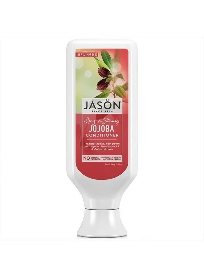Jason Long & Strong Jojoba Pure Natural Conditioner, 16-Ounce Bottles (Pack of 3)